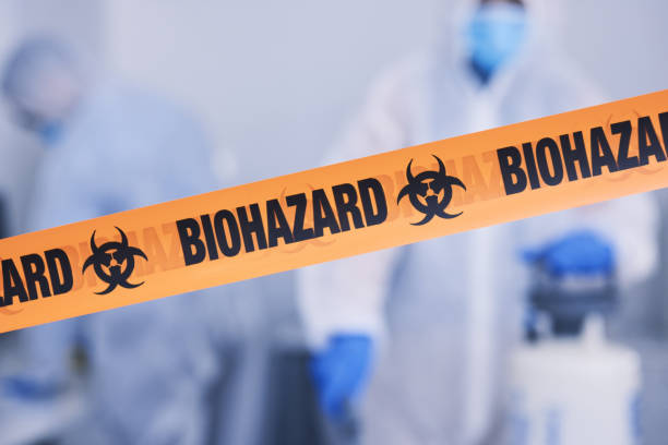 Professional Infectious Disease Decontamination technician working in McLean, TX